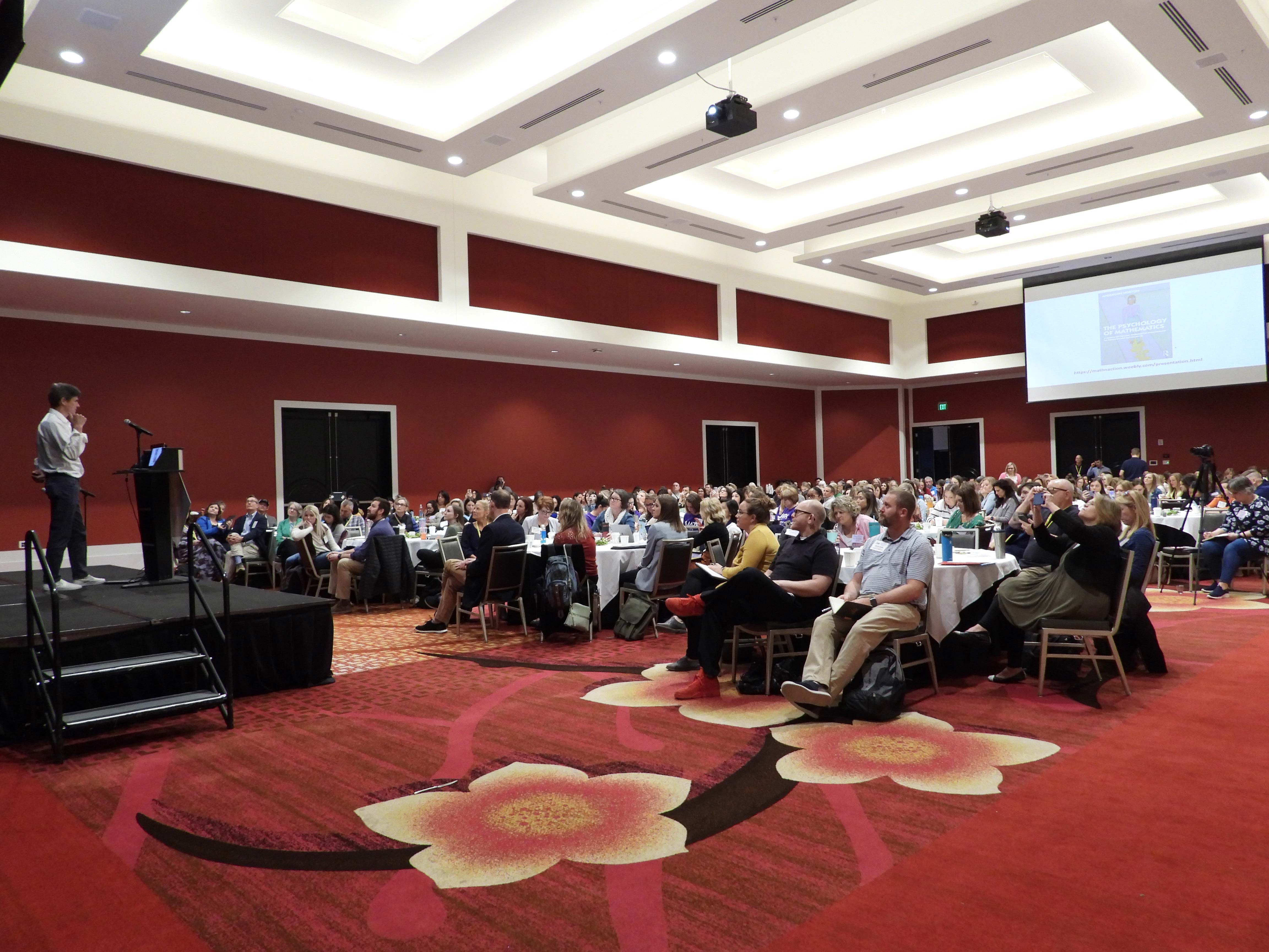 Dr. Anderson Norton delivers his keynote address, Minding Your Own Mathematics, on Tuesday at the 2023 USMRC National Conference